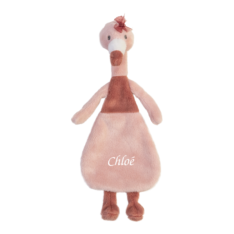  - fiddle flamant rose - 25 cm 